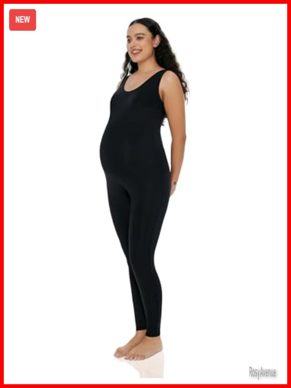 POSHDIVAH Maternity Jumpsuit Leggings Polyester Spandex